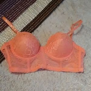 Charlotte Russe bralette. Coral color.